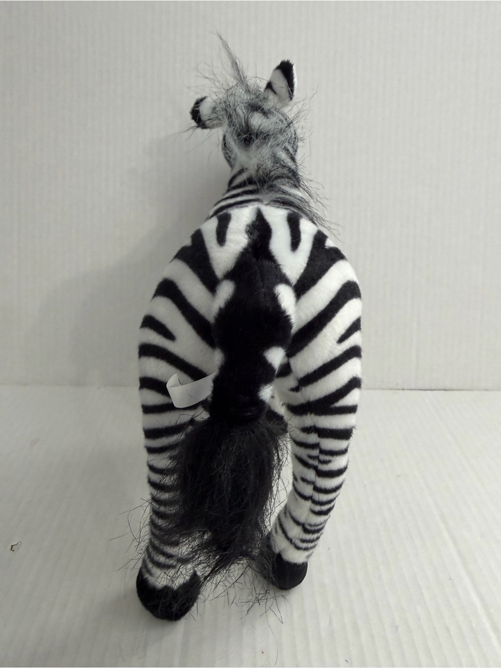 Tigerhart Zebenjo the Zebra Standing Black & White Zebra Plush - Picture 4 of 6